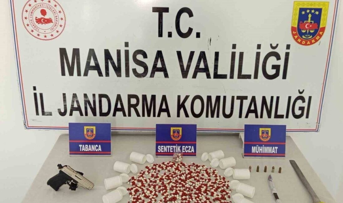 Manisa’nın Soma ilçesinde jandarma ekiplerince düzenlenen uyuşturucu operasyonunda 516 adet