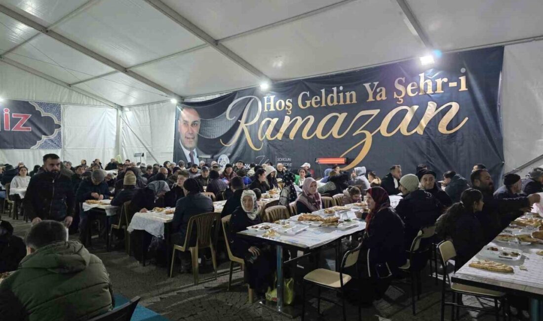 Sorgun Belediyesi her yıl geleneksel hale gelen iftar çadırında her