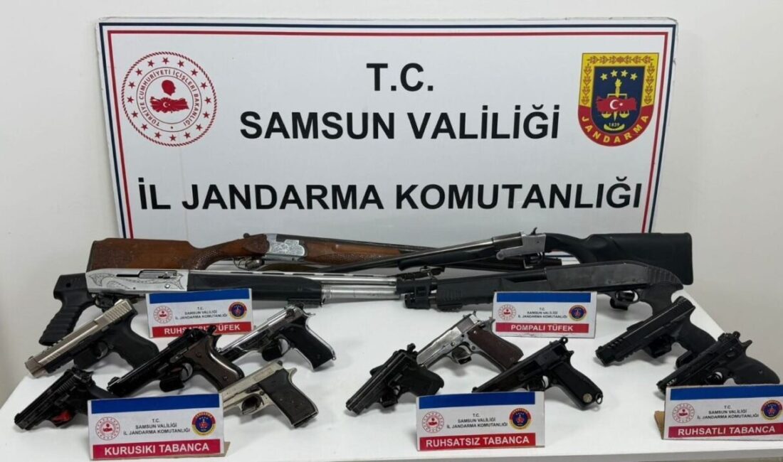 Samsun’un Vezirköprü ilçesinde sosyal medya üzerinden meskûn mahallede silahla ateş