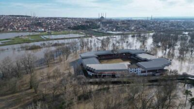 Tarihi Kırkpınar Yağlı Güreşleri’nin yapıldığı Edirne Sarayiçi güreş alanı, son
