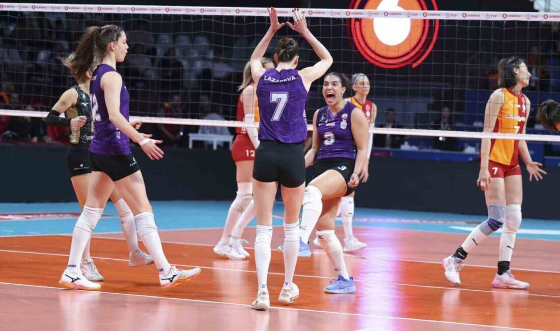 Vodafone Sultanlar Ligi’nin 23. haftasında Galatasaray Daikin, sahasında karşılaştığı Zeren