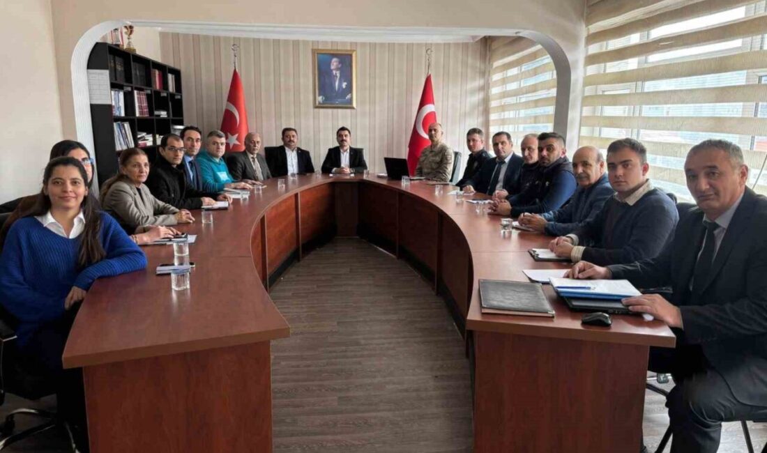 Susuz Kaymakamı Muhammed Emin Tutal başkanlığında “İlçe Afet Koordinasyon Toplantısı”