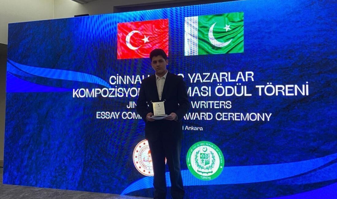 Balıkesir Sırrı Yırcalı Anadolu Lisesi öğrencisi Ali Yusuf Sabah, Türkiye