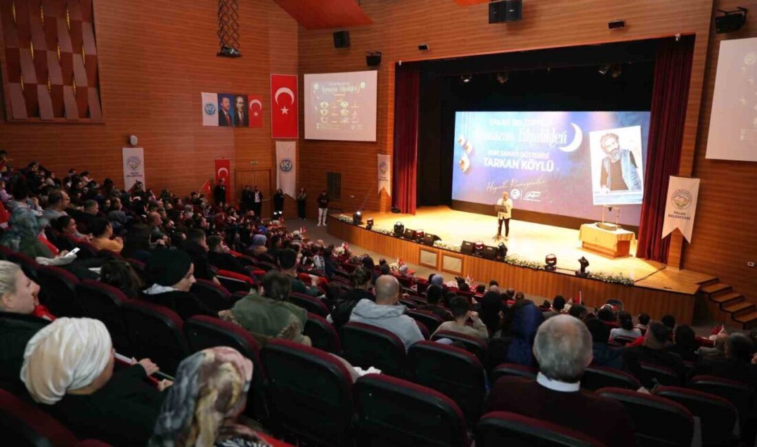 Talas Belediyesinin Ramazan ayına özel kültür etkinlikleri hafta sonunda sanat