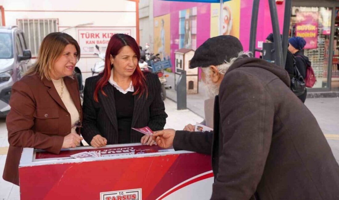 Tarsus’ta Sigarayı Bırakma Günü kapsamında düzenlenen etkinlikte, vatandaşlara sigarayı bırakma