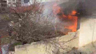 Kırıkkale’de alevlere teslim olan tek katlı müstakil evde yaşayan bir