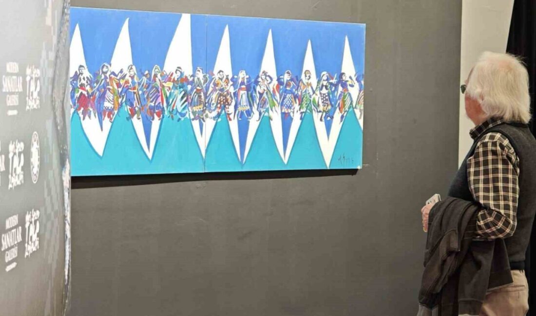 Kepez Belediyesi Modern Sanatlar Galerisi, usta ressam Nuri Sezen’in “Teke