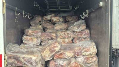 Tekirdağ’da durdurulan araçta ele geçirilen 3 bin 500 kilogram bozulmuş