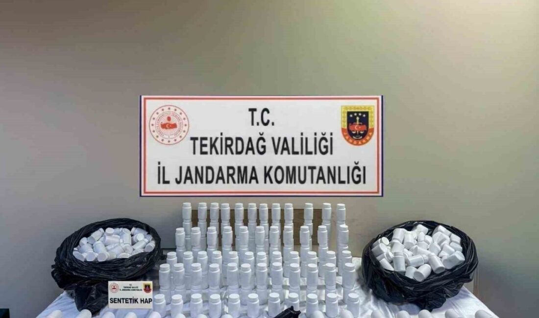 Tekirdağ İl Jandarma Komutanlığınca Ocak ayında düzenlenen operasyonlarda çok sayıda
