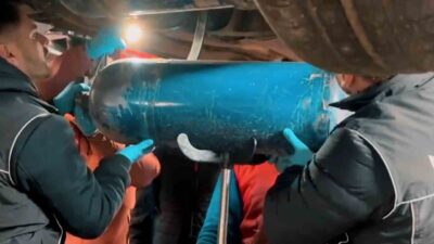 Tekirdağ’ın Çorlu ilçesinde narkotik ekiplerince bir araçta yapılan aramada, yakıt