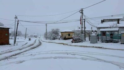 Tekirdağ’da yüksek rakımlı bölgelerde etkili olan kar yağışı sonrası özellikle