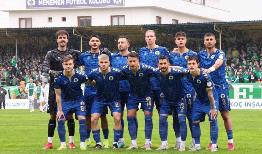 TFF 2. Lig Kırmızı Grup 25. haftasında Menemen FK, sahasında