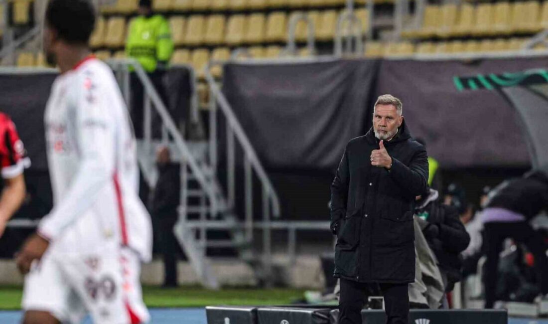 SAMSUN (İHA) – Samsunspor Teknik Direktörü Thorsten Fink, KF Shkendija