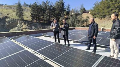 Tokat Gaziosmanpaşa Üniversitesi (TOGÜ) Hastanesi çatısına kurulan 600 kW’lık GES