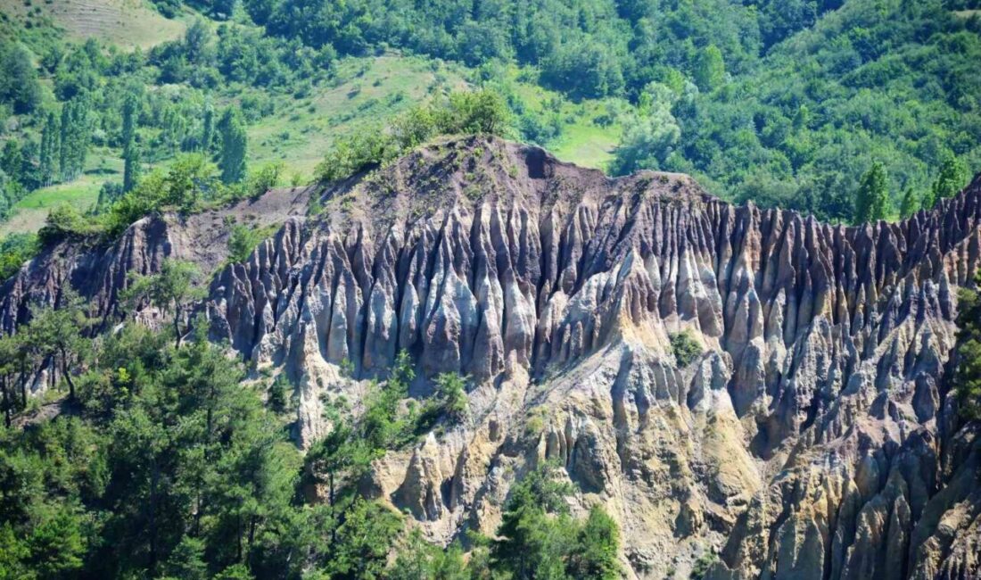 Tokat’ın Niksar ilçesindeki Dilim Kayalar, Türkiye’nin 692. korunan alanı ve