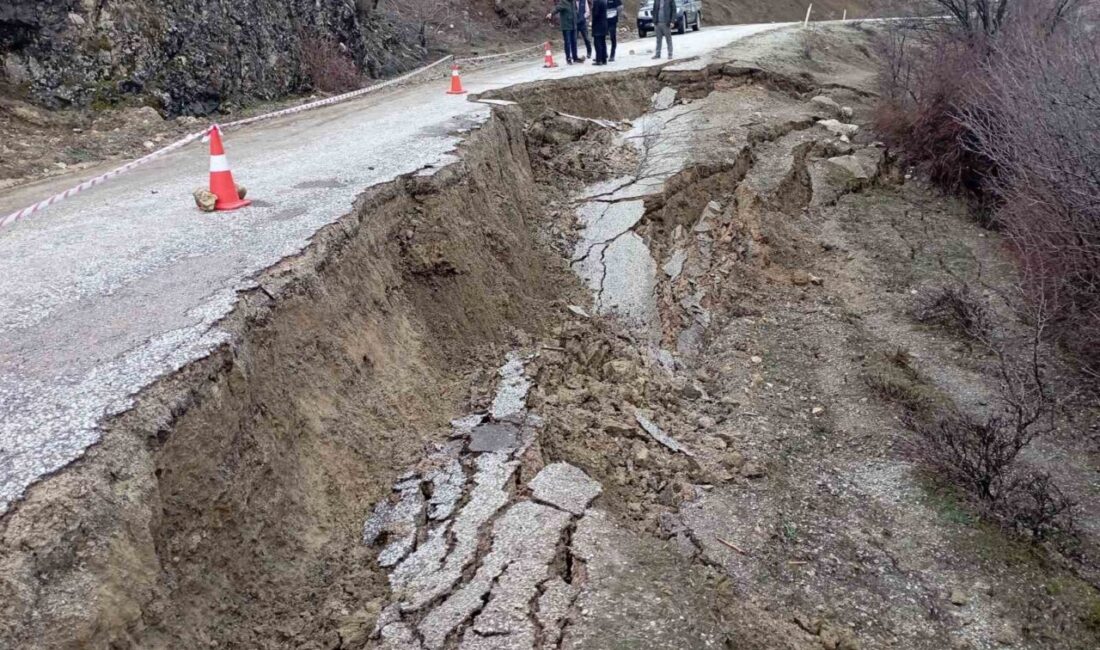 Tokat’ın Sulusaray ilçesine bağlı Ballıkaya ile Tekkeyeni köyleri arasındaki yolda