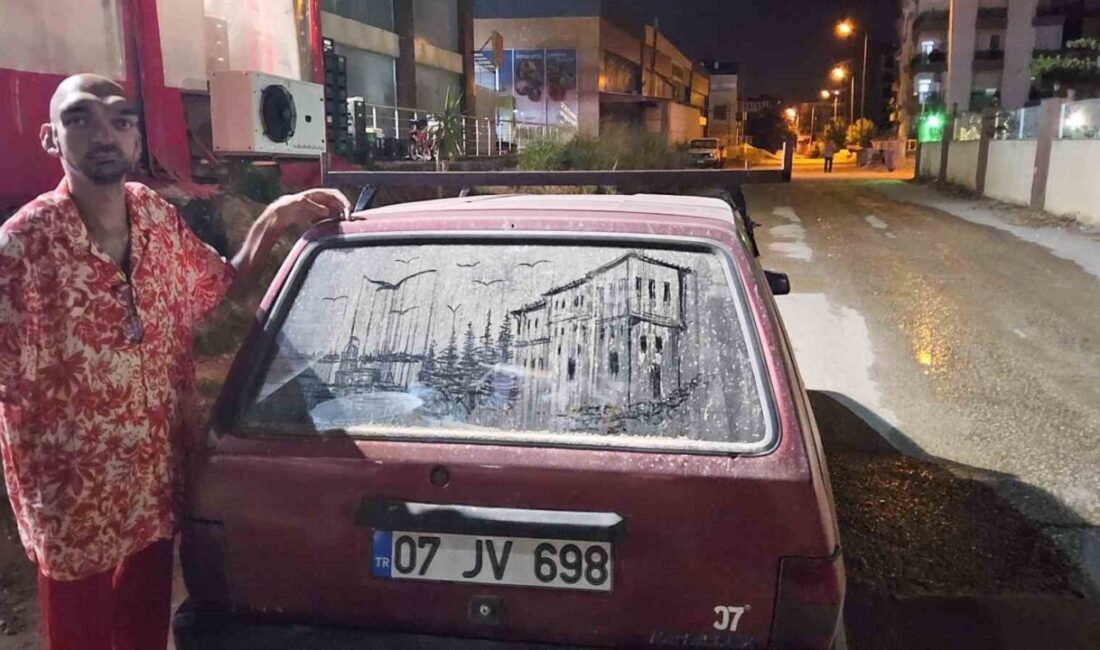 Antalya’nın Aksu ilçesinde yaşayan, 4 yaşından bu yana resim yapan