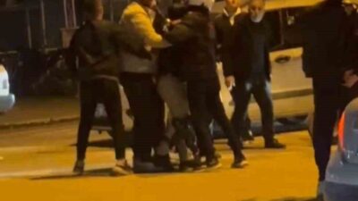 Çankırı’da trafik yüzünden iki grup arasında çıkan kavgada yumruk ve