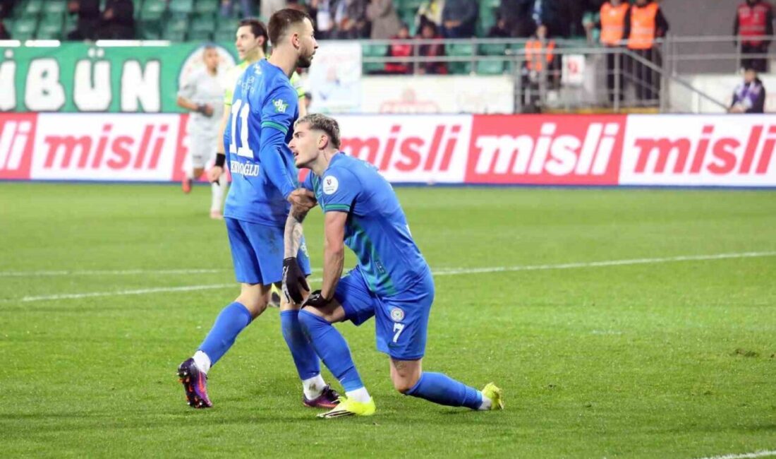 Trendyol Süper Lig’in 23. haftasında Çaykur Rizespor sahasında Kocaelispor’u 2-0