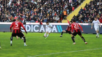 Trendyol Süper Lig’in 23. haftasında Gaziantep FK, sahasında Trabzonspor’a 2-1