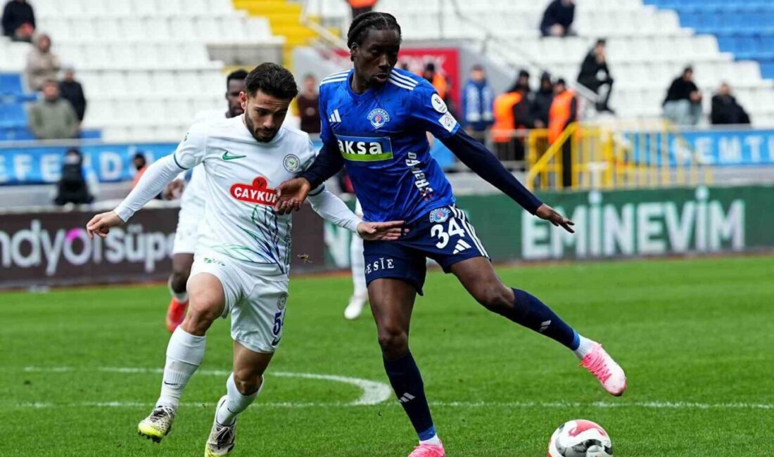 Trendyol Süper Lig’in 24. haftasında Kasımpaşa evinde Çaykur Rizespor ile