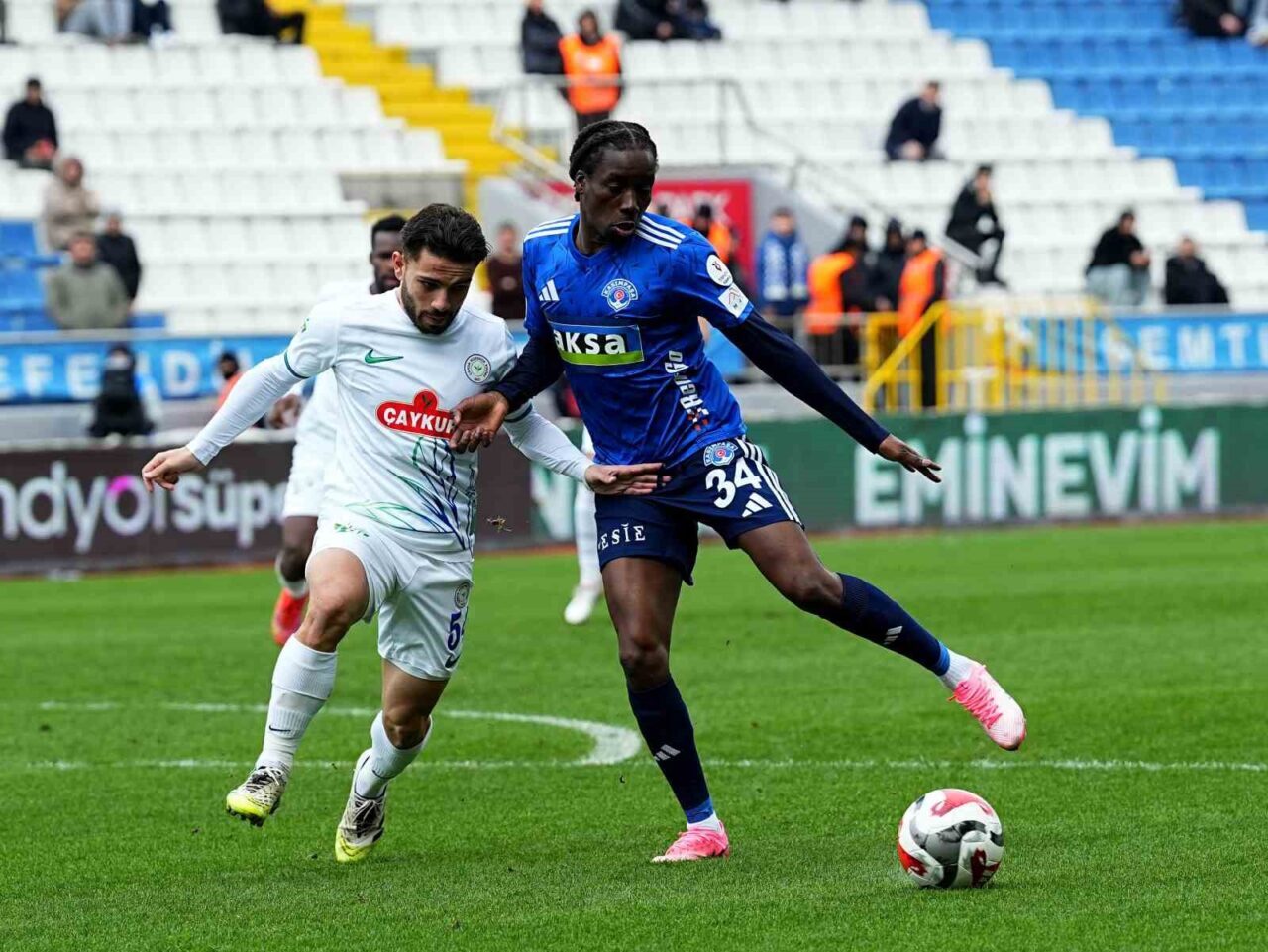 Trendyol Süper Lig’in 24. haftasında Kasımpaşa evinde Çaykur Rizespor ile