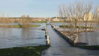 Edirne’de yağışlar ve Bulgaristan kaynaklı su artışı sonrası Tunca Nehri’nde