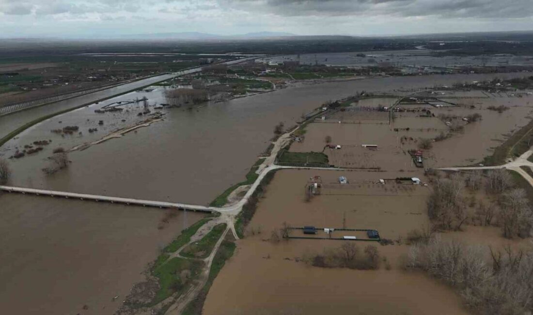 Edirne’de artan yağışlar ve Bulgaristan’daki barajlarda bırakılan sular sonrası Tunca