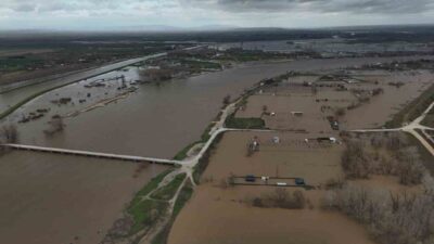 Edirne’de artan yağışlar ve Bulgaristan’daki barajlarda bırakılan sular sonrası Tunca
