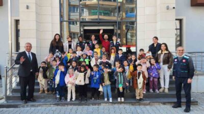 Tunceli’de anaokulu öğrencileri Çevre, Şehircilik ve İklim Değişikliği İl Müdürlüğü’nü