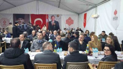 Tunceli’de Ramazan ayının ilk iftarı, kurulan Ramazan çadırında ve toplu