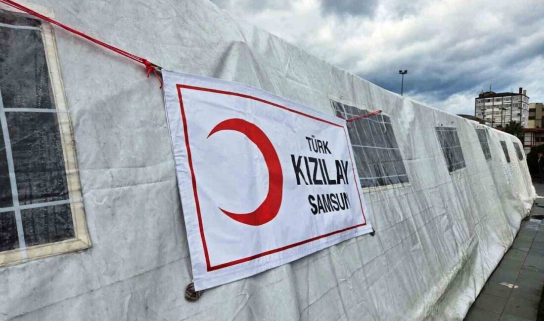 SAMSUN (İHA) – Türk Kızılay Samsun Şubesi Ramazan ayı boyunca