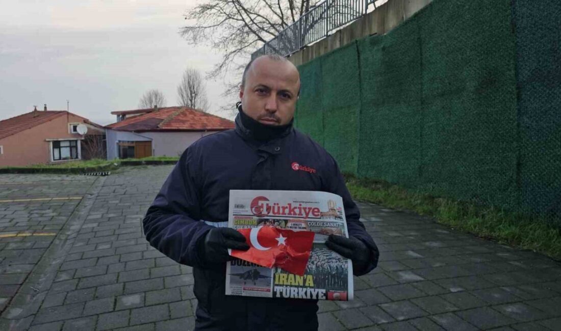 Zonguldak’ta 25 yıldır Türkiye Gazetesi’nin dağıtıcılığını yapan Bilal Demir (41),