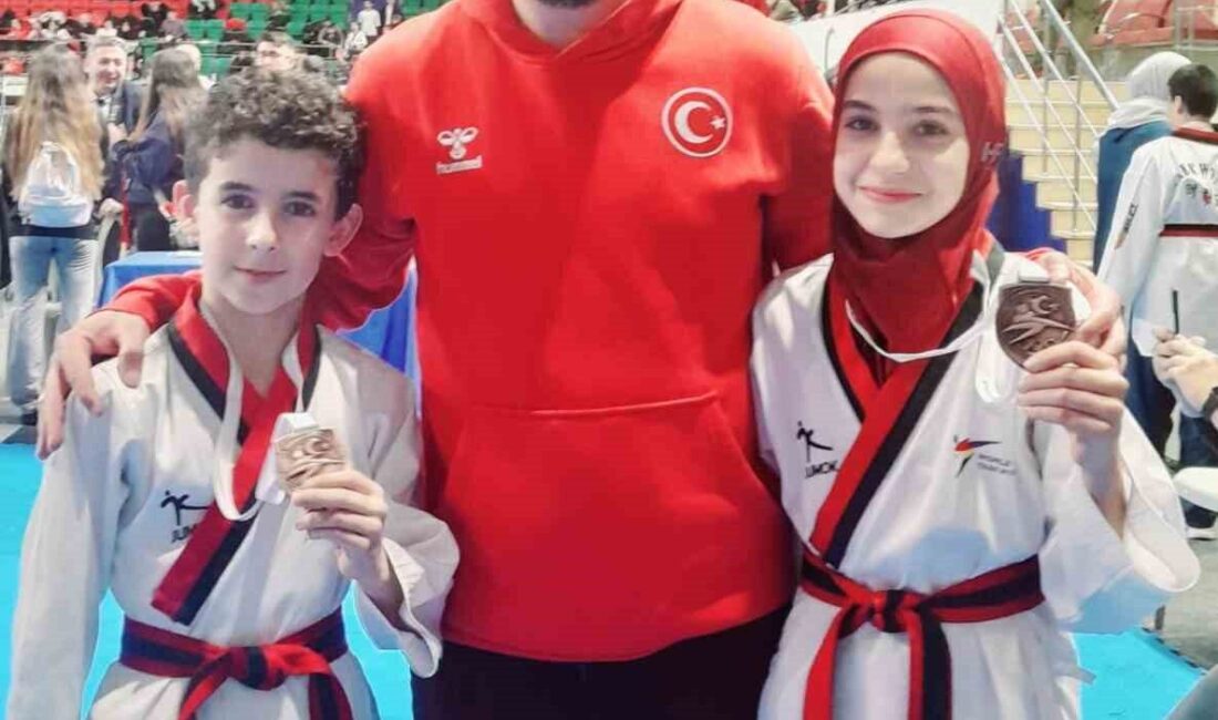Ankara da düzenlenen Türkiye Teakwonda Poomsae Şampiyonası’na katılan Kayserili sporcular