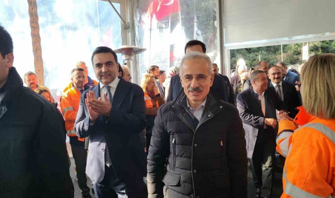 Ulaştırma ve Altyapı Bakanı Abdulkadir Uraloğlu, Sarıyer-Kilyos Tüneli Projesi için