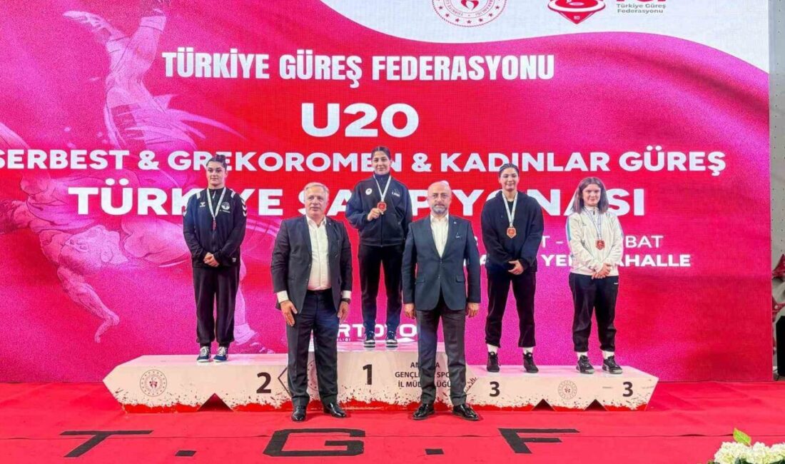 U20 Kadınlar Güreş Türkiye Şampiyonası, final müsabakalarının ardından sona ererken