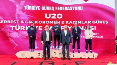 U20 Kadınlar Güreş Türkiye Şampiyonası, final müsabakalarının ardından sona ererken