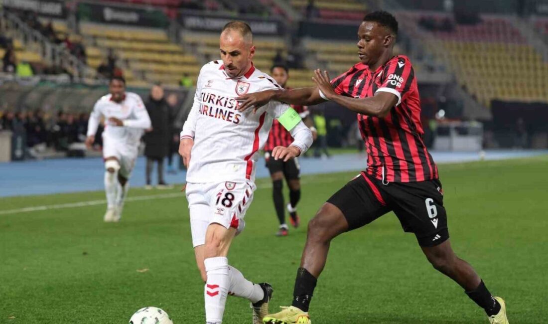 UEFA Konferans Ligi son 16 play-off turu ilk maçında Samsunspor,