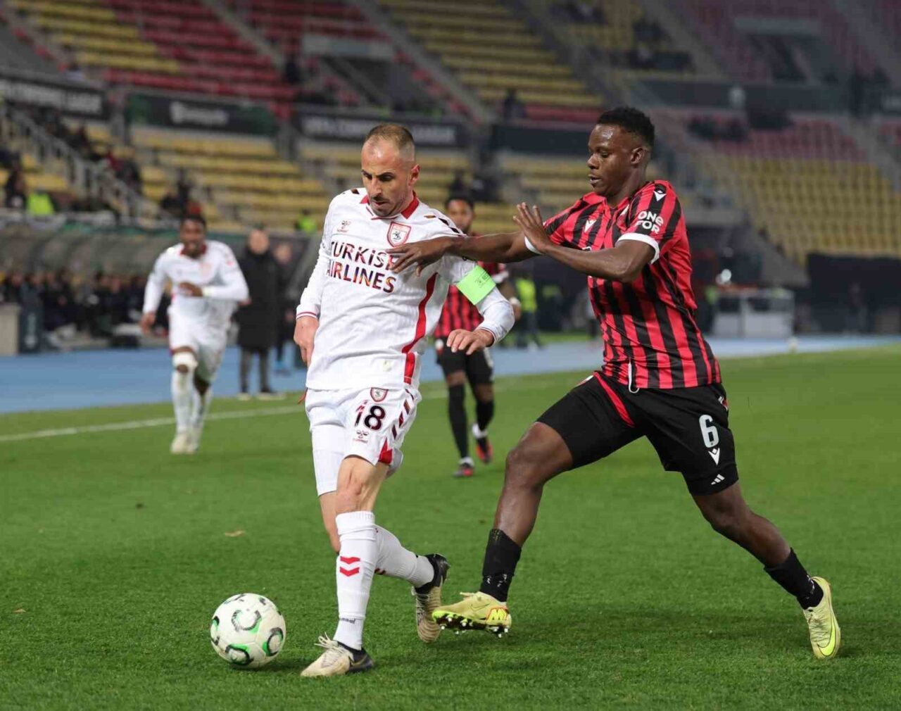 UEFA Konferans Ligi son 16 play-off turu ilk maçında Samsunspor,