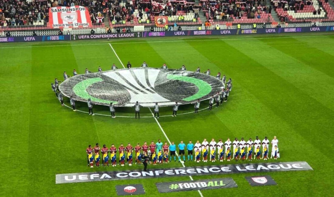 UEFA Konferans Ligi son 16 play-off turu rövanş maçında Samsunspor,
