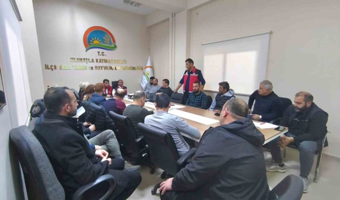 Tarım ve Orman İl Müdürlüğü tarafından Ulukışla ilçesinde faaliyet gösteren