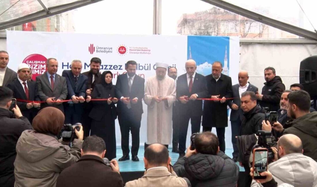 Ümraniye Esenkent Mahallesi’nde bir hayırseverin katkılarıyla yenileme ve çevre düzenleme