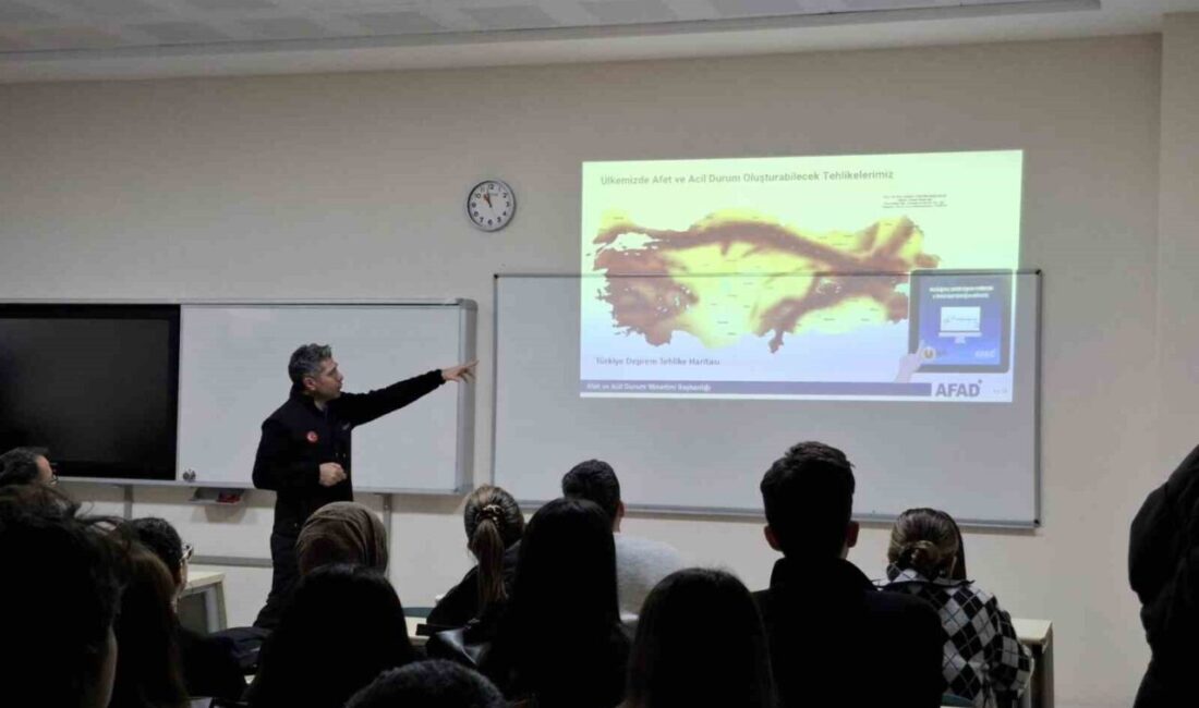 Bartın Üniversitesinde (BARÜ) “Afete Hazır Üniversite” çalışmaları kapsamında afetlere karşı