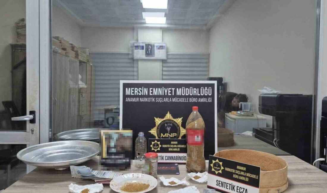 Mersin’in Anamur ilçesinde uyuşturucu taciri 2 şüpheli yakalanıp tutuklandı. Alınan