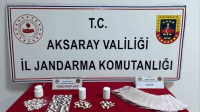 Aksaray’da uyuşturucu imal ve ticaretini yapan şüpheli jandarmanın operasyonuyla uyuşturucu