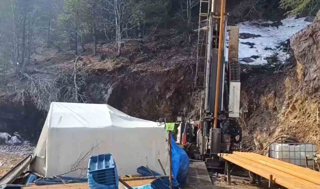 Hatay’ın Hassa ilçesi Amanos Dağları’nda maden arama sahasında çalışan bir