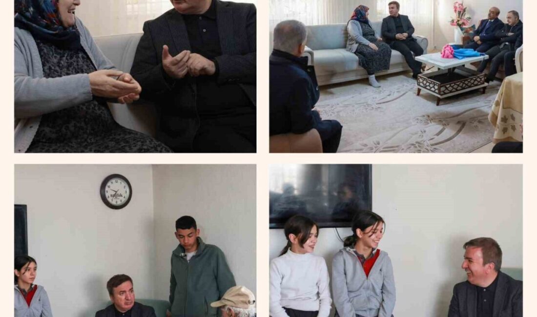 Erzincan Valisi Hamza Aydoğdu ve beraberindeki heyet, il merkezinde ikamet