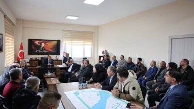 Iğdır Valisi Mustafa Fırat Taşolar, Organize Sanayi Bölgesi’nde faaliyet gösteren