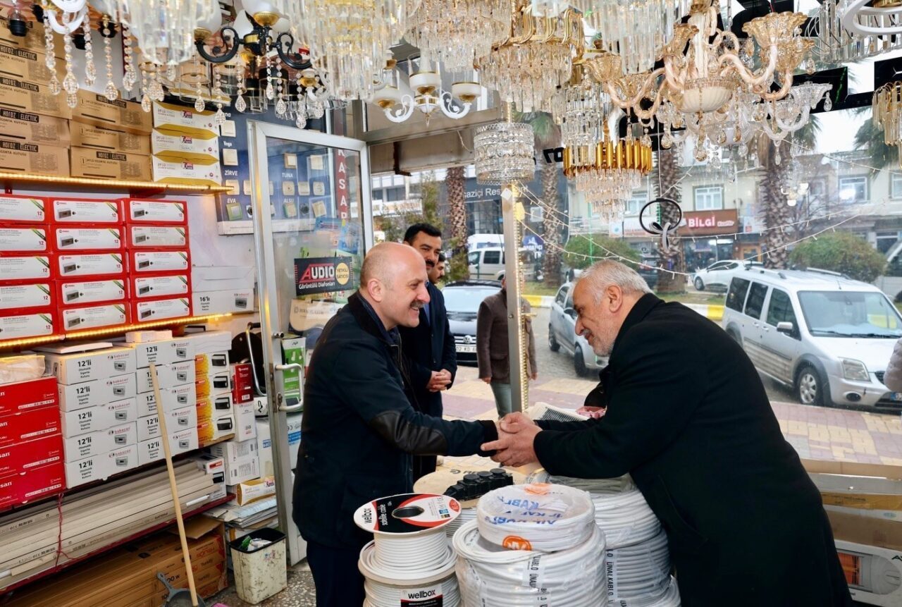 Adıyaman Valisi Osman Varol, Kahta Kaymakamı Muhammed Üsame Soysal ile