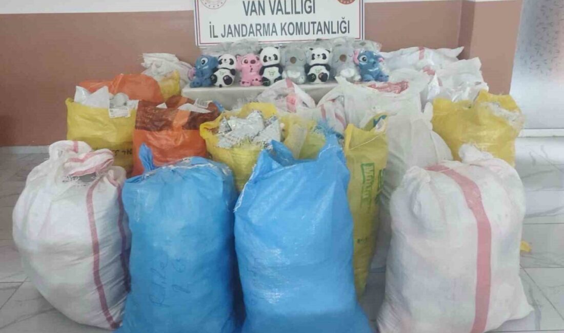 Van’ın Başkale ilçesinde 3.4 milyon TL değerinde gümrük kaçağı eşya